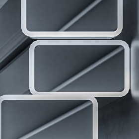 Tube Aluminium rectangulaire 80x40x3