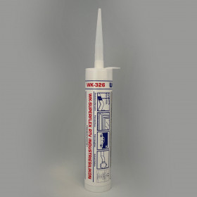 Cartouche de silicone transparent